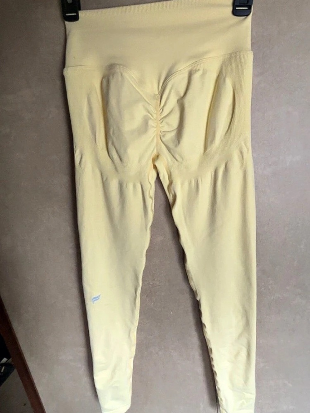 Fabletics Seamless Scrunch High-Waisted Legging Yellow